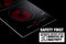 12" Wide 230V 2-Burner Radiant Cooktop With Safety Shutoff