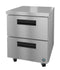 Freezer, Single Section Undercounter, Stainless Drawers