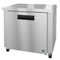 Refrigerator, Single Section Undercounter, Stainless Door with Lock