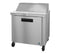 Refrigerator, Single Section Sandwich Prep Table, Stainless Door