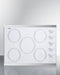 27" Wide 230V 5-Burner Radiant Cooktop