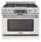 36″ Grand Chef Dual Fuel Range 2 Burners / Grill / 2 Burners LP