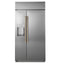 Café 48" Smart Built-in Side-by-side Refrigerator With Dispenser