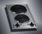 12" Wide 115V 2-Burner Solid Disk Cooktop