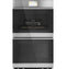 30" Smart Built-in Convection Double Wall Oven In Platinum Glass