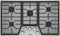 36" 5 Burner Built-In Gas Cooktop, Front Controls