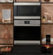 30" Smart Single Wall Oven With Convection In Platinum Glass