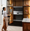 30" Smart Built-in Convection Single Wall Oven In Platinum Glass