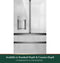 Energy Star® 27.8 Cu. Ft. Smart 4-door French-door Refrigerator In Platinum Glass