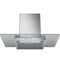 Café 30" Wall-mount Glass Canopy Chimney Hood