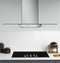 36" Wall-mount Glass Canopy Chimney Hood