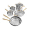 10-Piece Non-Toxic Stainless Steel Cookware Set