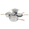 10-Piece Non-Toxic Stainless Steel Cookware Set
