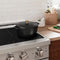 5-Piece Enameled Cast Iron Cookware Set in Black Matte