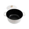 5-Piece Enameled Cast Iron Cookware Set in White Matte