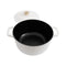 5-Piece Enameled Cast Iron Cookware Set in White Matte