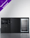 64" Wide Casework Suite with Beverage Center and Microwave, ADA Height
