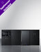 85" Wide Casework Suite with Refrigerator and Microwave, ADA Height