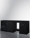 85" Wide Casework Suite with Refrigerator and Microwave, ADA Height