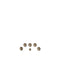 5 Gas Cooktop Knobs - Brushed Bronze