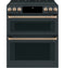 Front Control Electric Knobs And Handles - Brushed Bronze