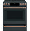 Front Control Electric Knobs And Handles - Brushed Copper