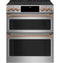 Front Control Electric Knobs And Handles - Brushed Copper
