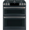 Front Control Gas Knobs And Handles - Brushed Black