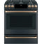 Front Control Gas Knobs And Handles - Brushed Bronze