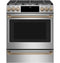 Front Control Gas Knobs And Handles - Brushed Bronze