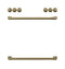 Handle Kit - Range Brushed Brass