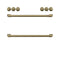 Handle Kit - Range Brushed Brass