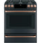 Front Control Gas Knobs And Handles - Brushed Copper