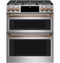 Front Control Gas Knobs And Handles - Brushed Copper