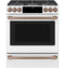 Front Control Gas Knobs And Handles - Brushed Copper