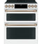 Front Control Induction Knobs And Handles - Brushed Bronze