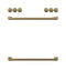 Handle Kit - Range Brushed Brass