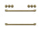 Handle Kit - Range Brushed Brass
