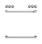 Front Control Induction Knobs And Handles - Brushed Stainless