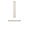 Refrigeration Handle Kit - Brushed Bronze