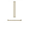 Refrigeration Handle Kit - Brushed Brass