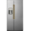 Refrigeration Handle Kit - Brushed Brass