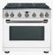 36" Brushed Black Handle & Knob Set For Pro Range And Rangetop