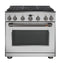 36" Brushed Black Handle & Knob Set For Pro Range And Rangetop