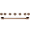 CAFÉ 36" Brushed Copper Handle & Knob Set for Pro Range and Rangetop
