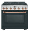 CAFÉ 36" Brushed Copper Handle & Knob Set for Pro Range and Rangetop
