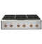 CAFÉ 36" Brushed Copper Handle & Knob Set for Pro Range and Rangetop
