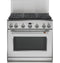 Toe Kick Pro Range 36" Brushed Stainless