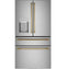 Refrigeration Handle Kit - Brushed Brass