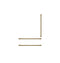 Refrigeration Handle Kit - Brushed Brass